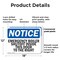 Signmission Emergency Boiler Shutoff Inside This Door, 18 in W x Rectangle, Plastic OS-2PACK-NS-P-1218-L-11768 - alternate 2
